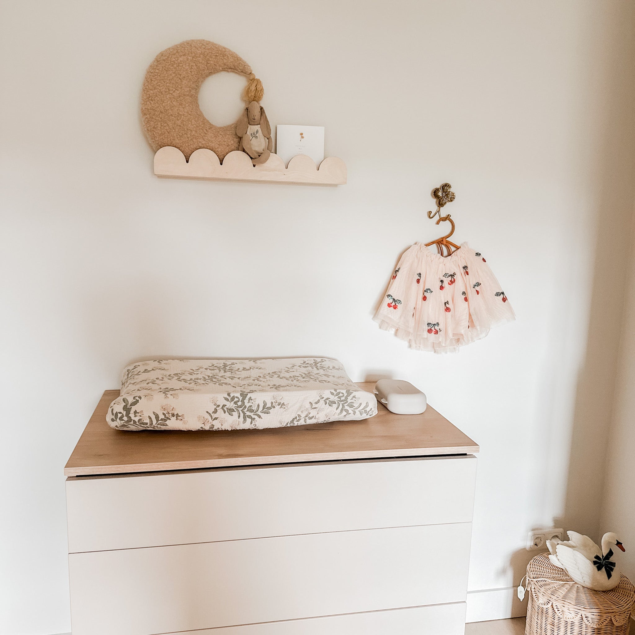 Bubble Montessori boekenrek kinderkamer | 1 plank - blank - toddie.nl ®