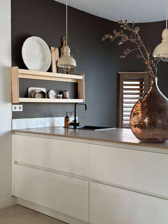 Levo bordenrek | 2 planken - blank - toddie.nl ®