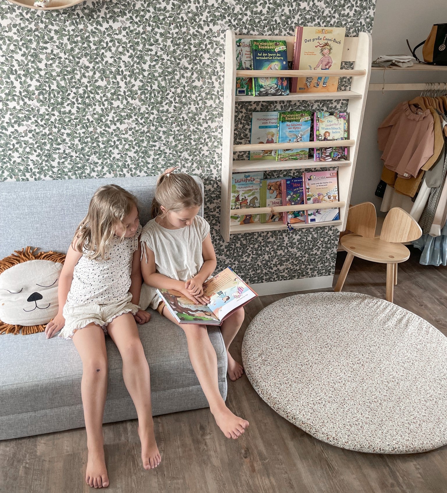 Shelfie Montessori bogreol til børneværelse | 3 planker - blanke