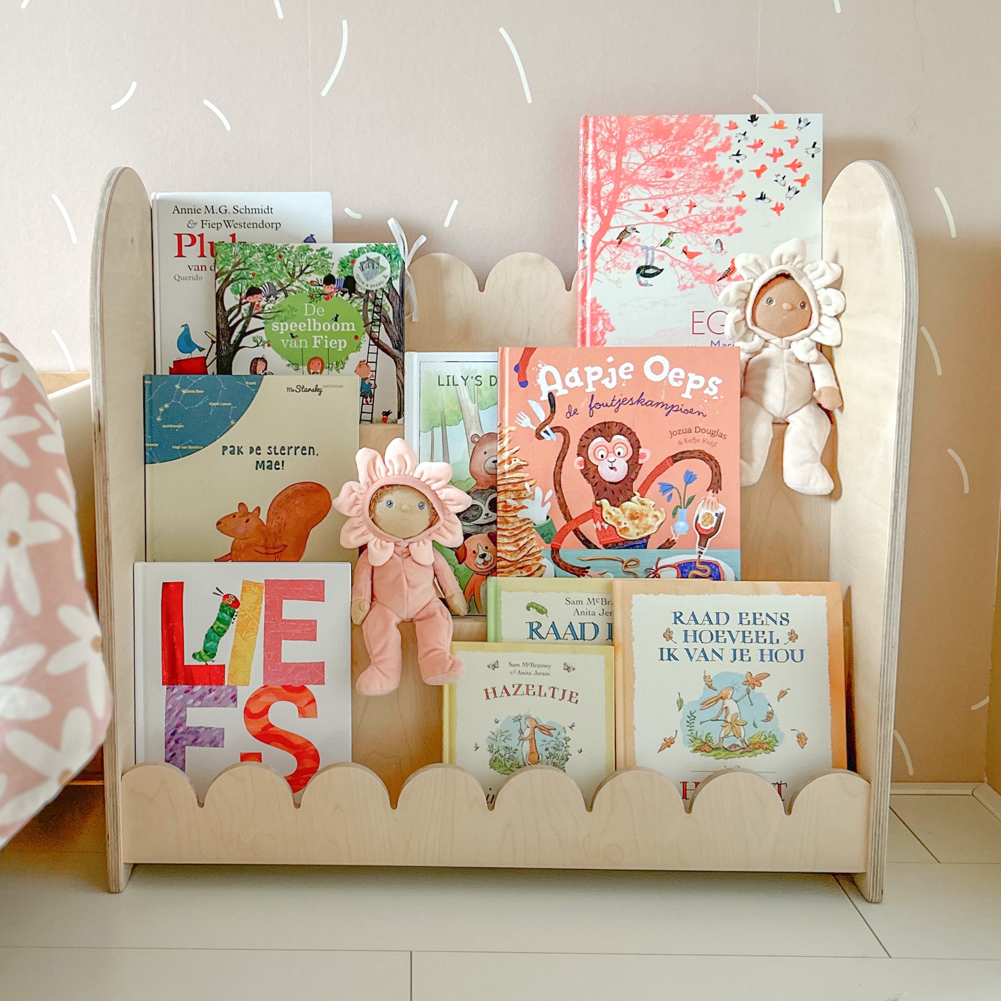 Bubble Montessori reol til børneværelse | 3 trin - blank