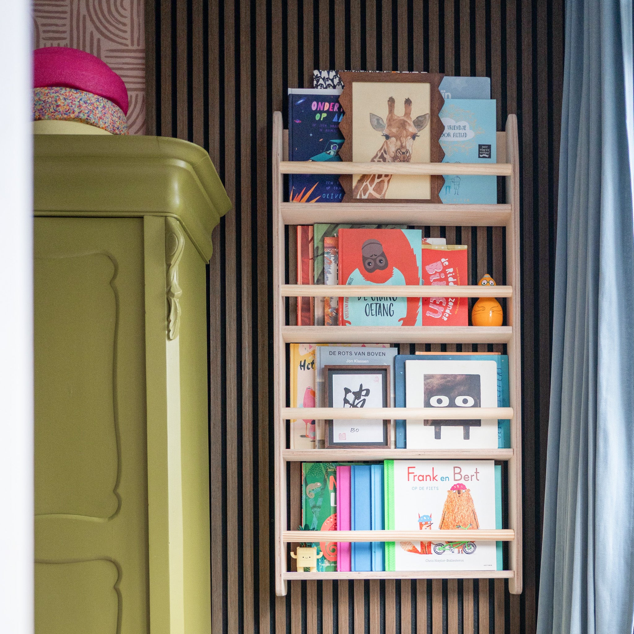 Shelfie montessori boekenrek kinderkamer | 4 planken - blank - toddie.nl ®