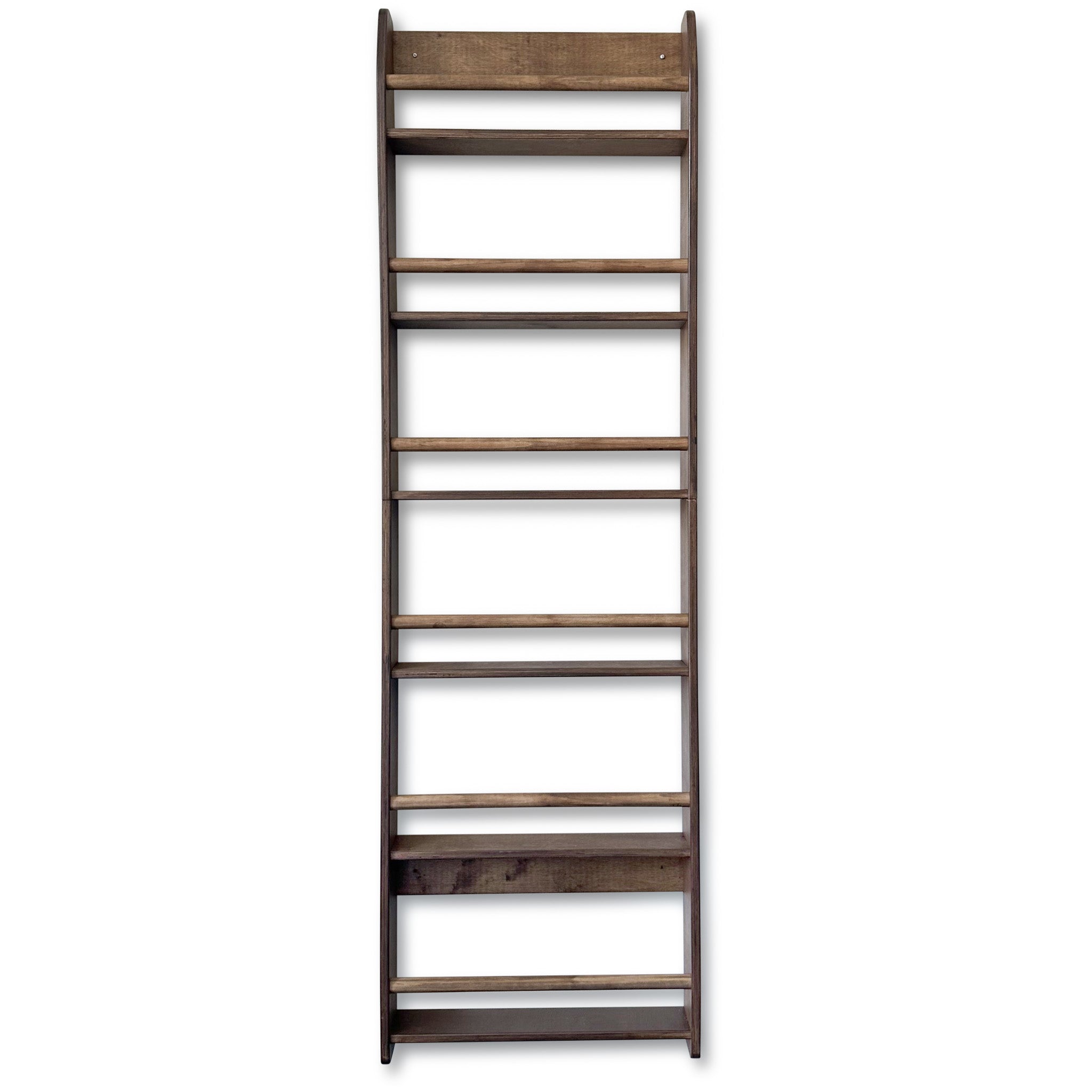 Shelfie montessori boekenrek kinderkamer | 6 planken - wengé