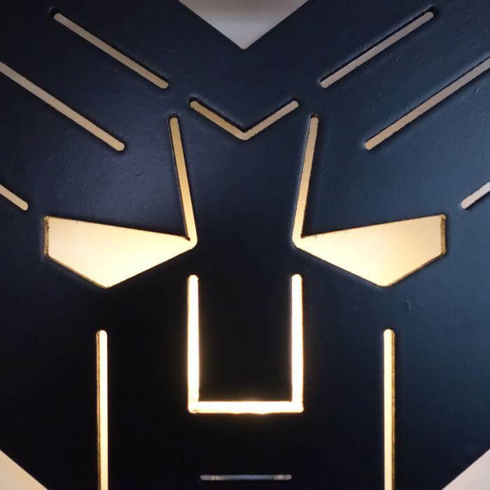 Houten wandlamp kinderkamer | Transformer - toddie.nl