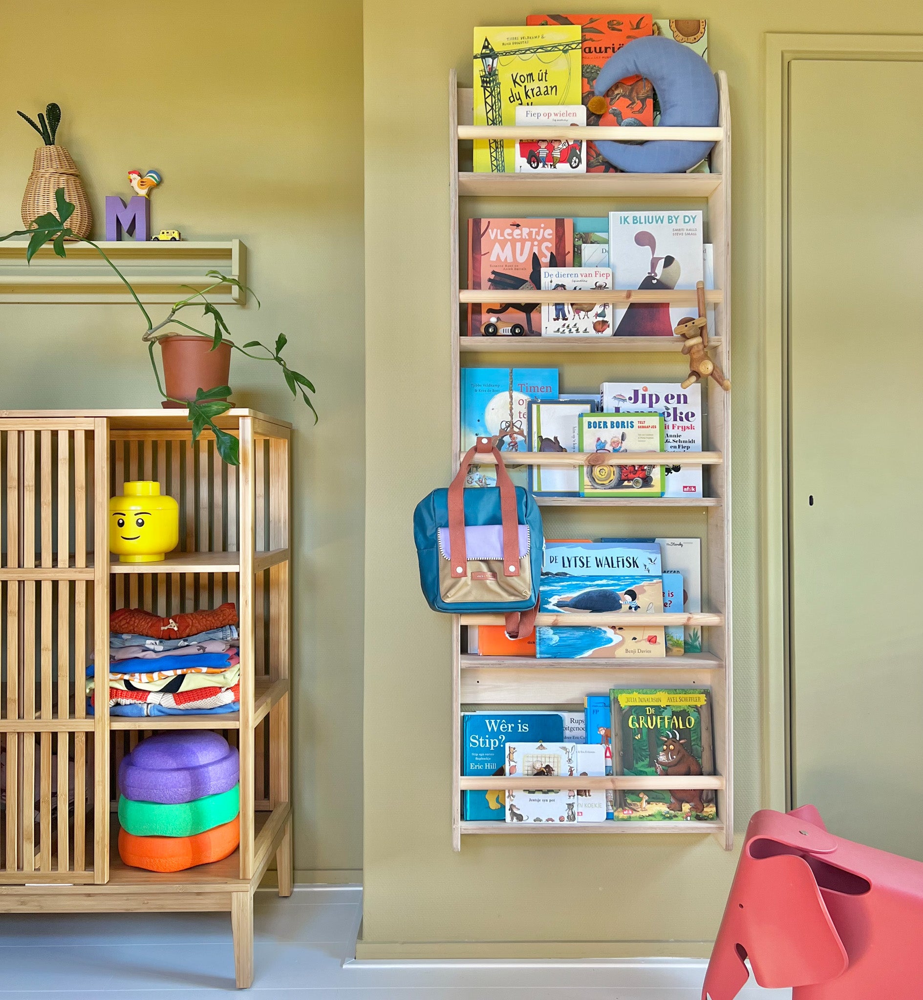 5X5!  huizen op insta met het 5-plank boekenrek!