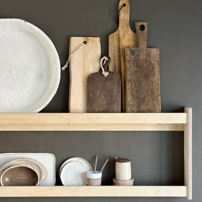 Levo bordenrek | 2 planken - blank - toddie.nl ®