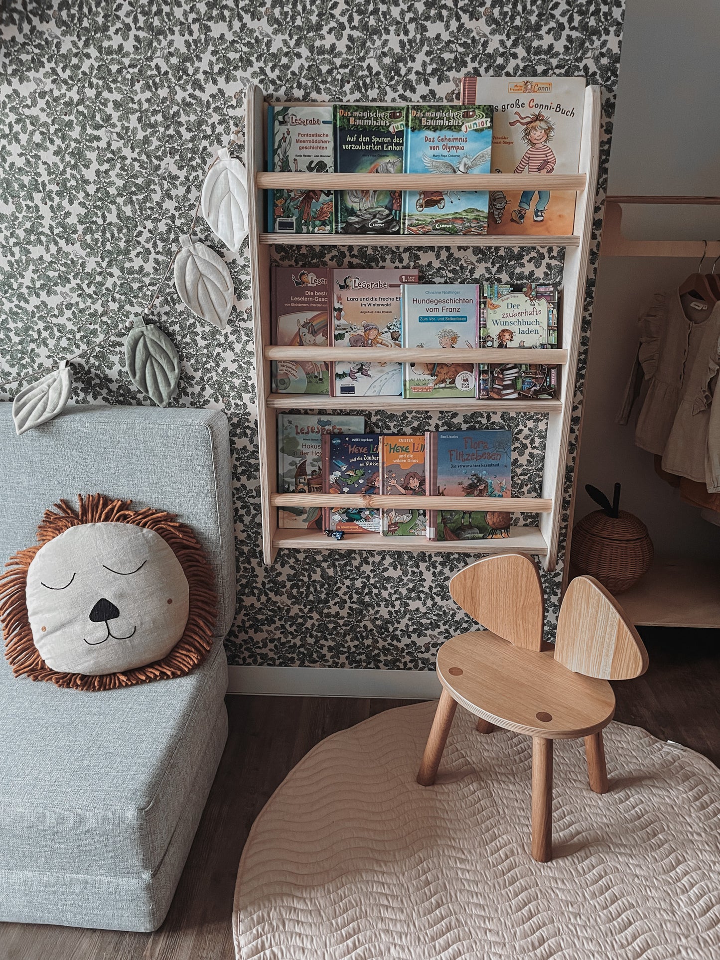Shelfie montessori boekenrek kinderkamer | 3 planken - blank - toddie.nl ®