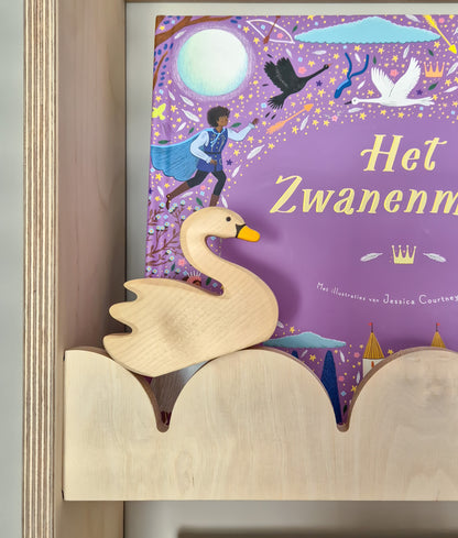 Bubble Montessori boekenrek kinderkamer | 3 planken - blank - toddie.nl ®