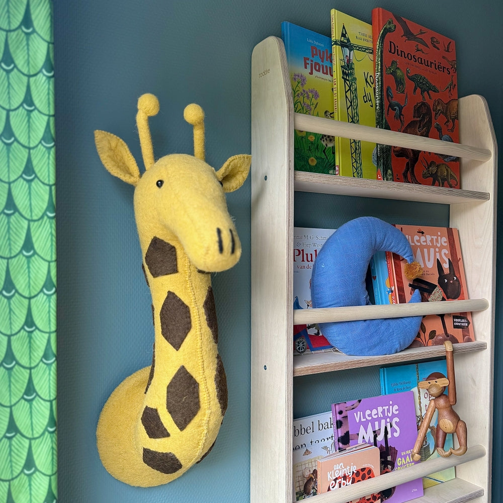 Shelfie montessori boekenrek kinderkamer | 5 planken - blank - toddie.nl ®