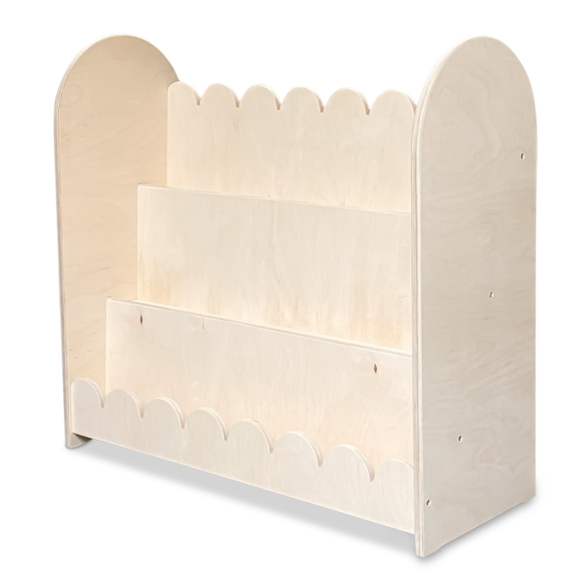 Bubble Montessori Bücherschrank Kinderzimmer | 3 Stufen - natur Bücherschrank toddie.de ®   