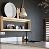 Levo tallerkenstativ | 2 planker - blanke
