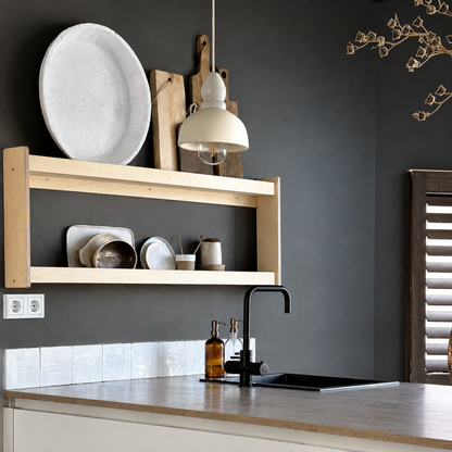 Levo bordenrek | 2 planken - blank - toddie.nl ®