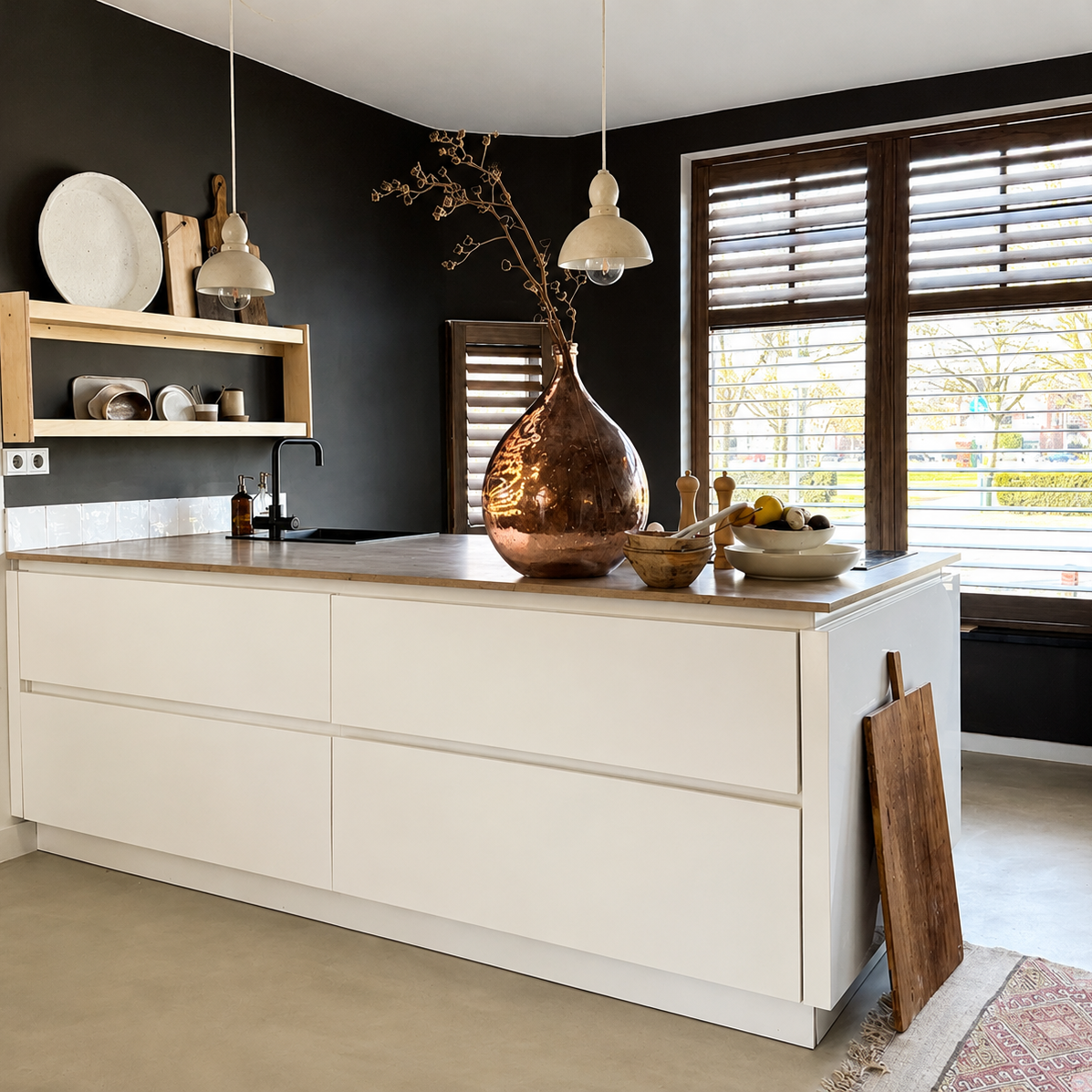Levo bordenrek | 2 planken - blank - toddie.nl ®
