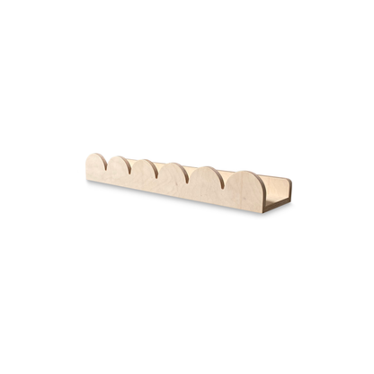 Bubble Montessori boekenrek kinderkamer | 1 plank - blank - toddie.nl ®