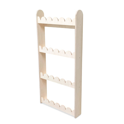 Bubble Montessori boekenrek kinderkamer | 4 planken - blank - toddie.nl ®