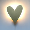 Houten wandlamp kinderkamer | Hart - goud - toddie.nl ®