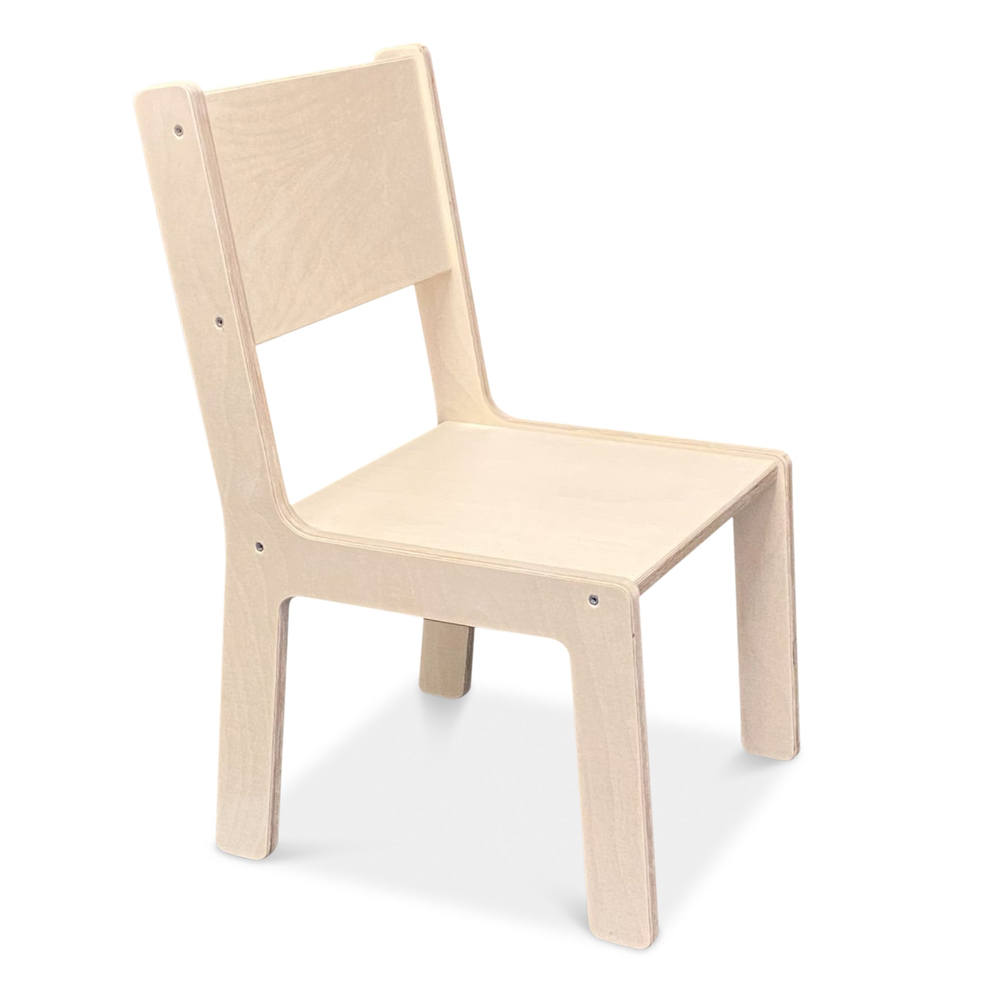 Skinnie houten kinderstoeltje 2-7 jaar | Kleuterstoeltje - blank - toddie.nl ®