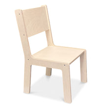 Skinnie houten kinderstoeltje 2-7 jaar | Kleuterstoeltje - blank - toddie.nl ®