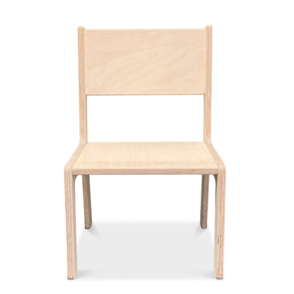 Skinnie houten kinderstoeltje 2-7 jaar | Kleuterstoeltje - blank - toddie.nl ®