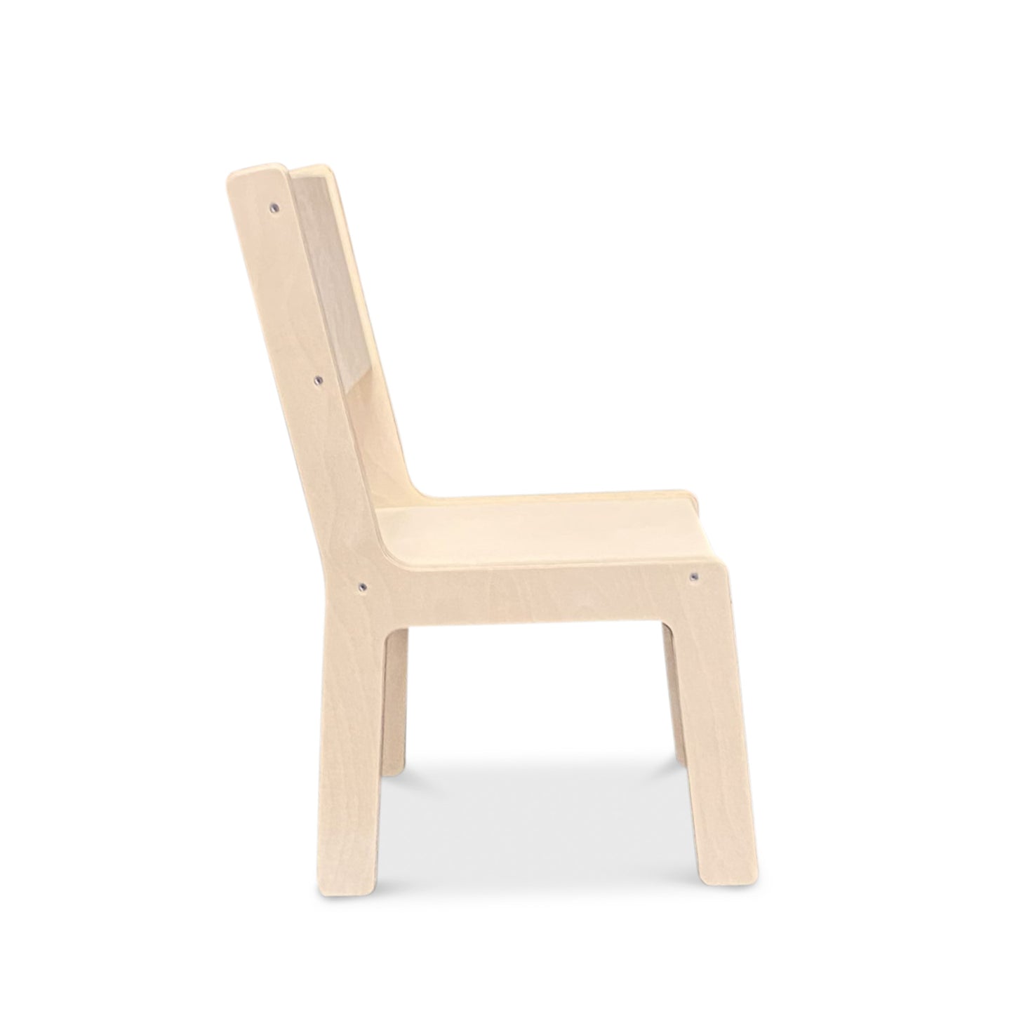 Skinnie houten kinderstoeltje 2-7 jaar | Kleuterstoeltje - blank - toddie.nl ®