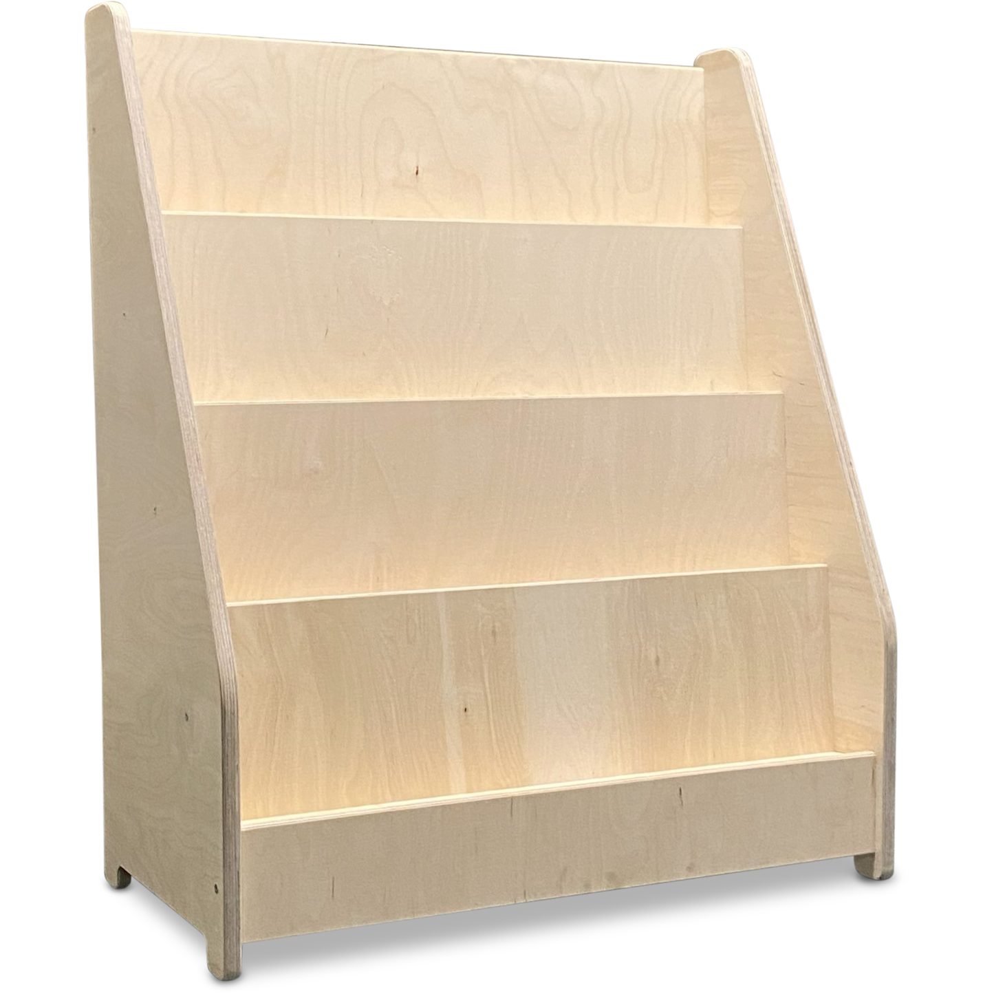 Moodie montessori boekenkast kinderkamer | 4 treden - blank - toddie.nl ®