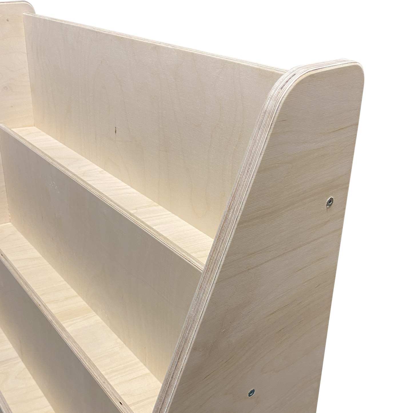 Moodie montessori boekenkast kinderkamer | 4 treden - blank - toddie.nl ®