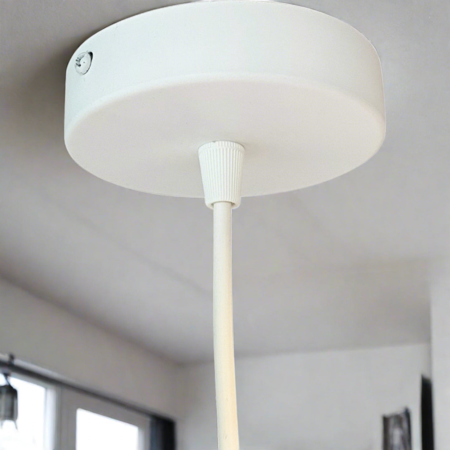 Houten hanglamp kinderkamer | Luchtballon - blank - toddie.nl ®
