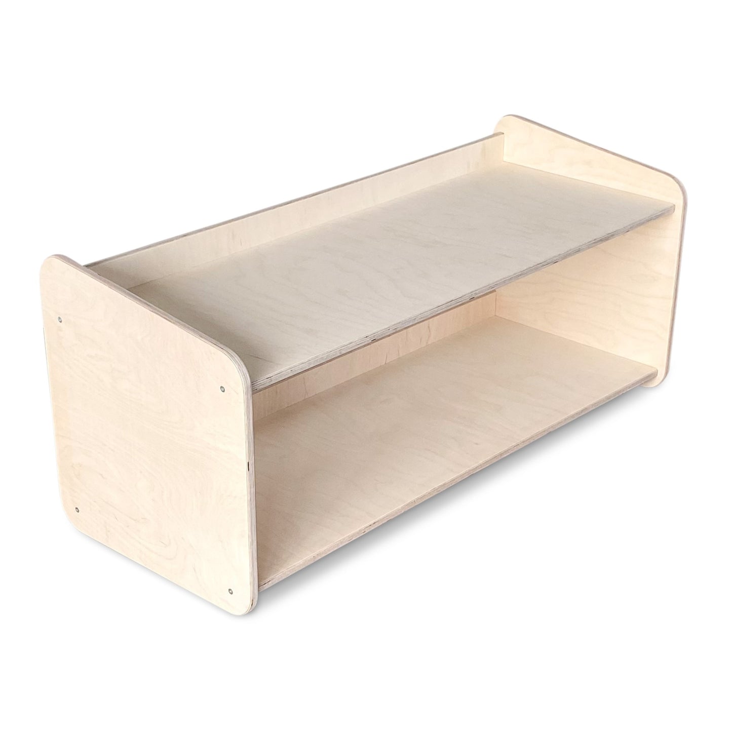 Jollie montessori speelgoedkast | Boekenkast 2 planken - blank - toddie.nl ®