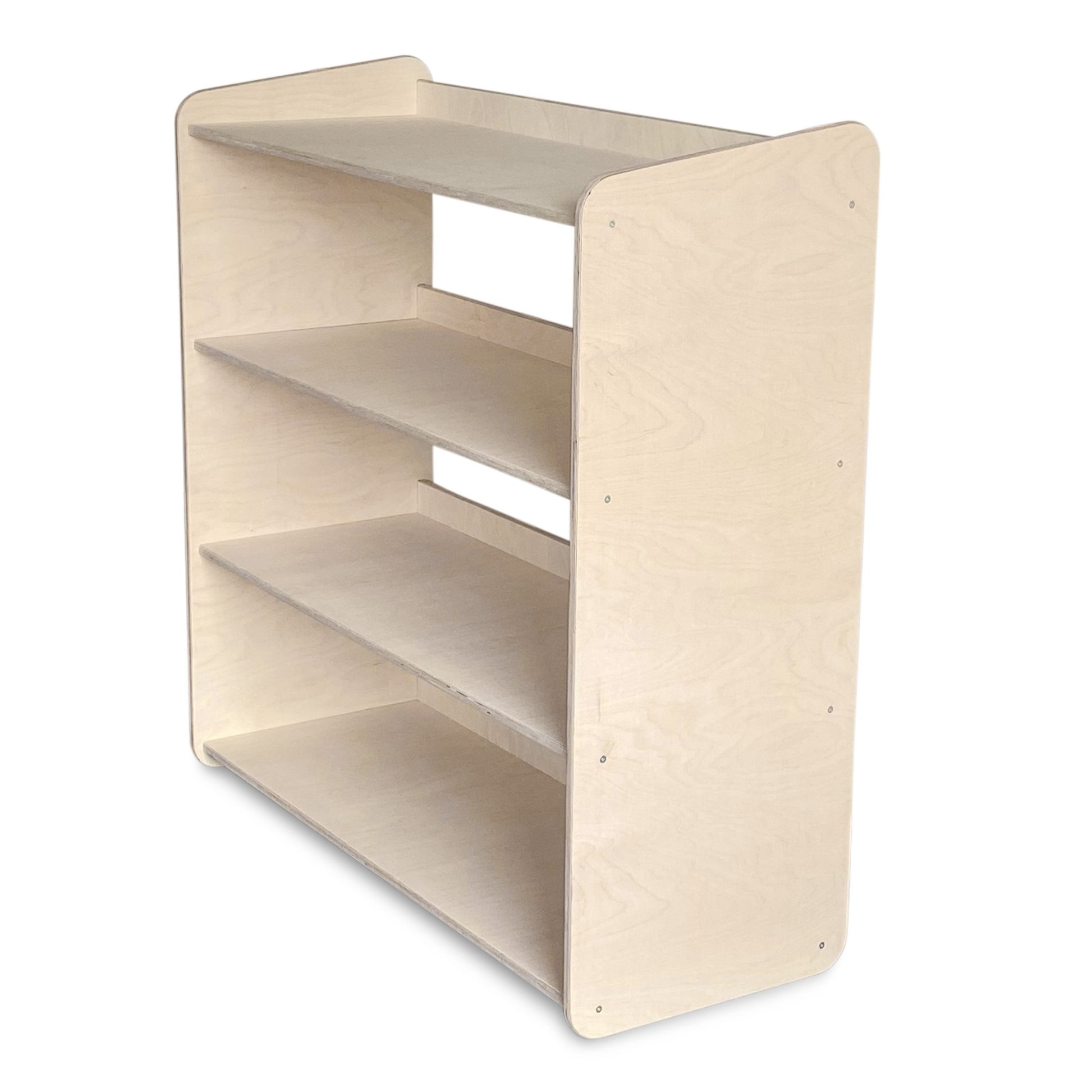 Jollie montessori speelgoedkast | Boekenkast 4 planken - blank - toddie.nl ®