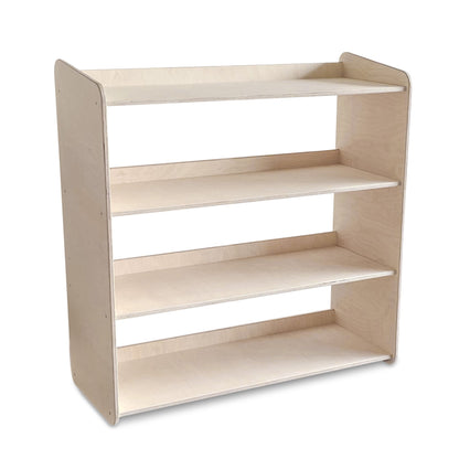 Jollie montessori speelgoedkast | Boekenkast 4 planken - blank - toddie.nl ®
