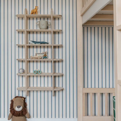Round montessori boeken wandkast kinderkamer | Vakkenkast 6 planken - blank - toddie.nl ®