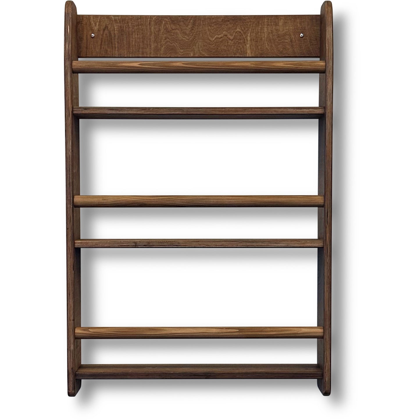 Shelfie montessori boekenrek kinderkamer | 3 planken - Wengé gebeitst - toddie.nl ®