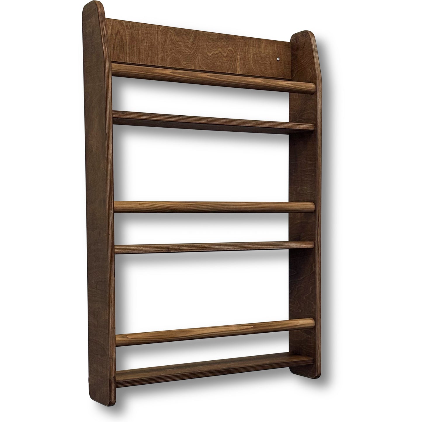 Shelfie montessori boekenrek kinderkamer | 3 planken - Wengé gebeitst - toddie.nl ®