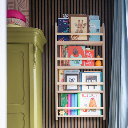 Shelfie montessori boekenrek kinderkamer | 4 planken - blank - toddie.nl ®