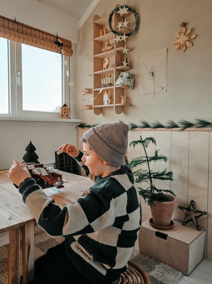 Round montessori boeken wandkast kinderkamer | Vakkenkast 6 planken - blank - toddie.nl ®