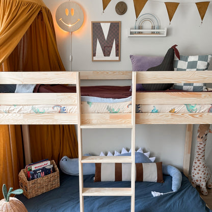 Houten wandlamp kinderkamer | Smiley - blank - toddie.nl ®