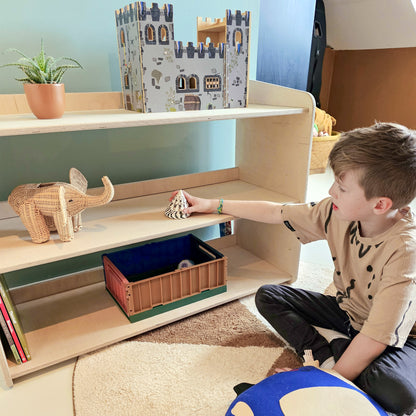 Jollie Montessori speelgoedkast | Boekenkast 3 planken - blank - toddie.nl ®