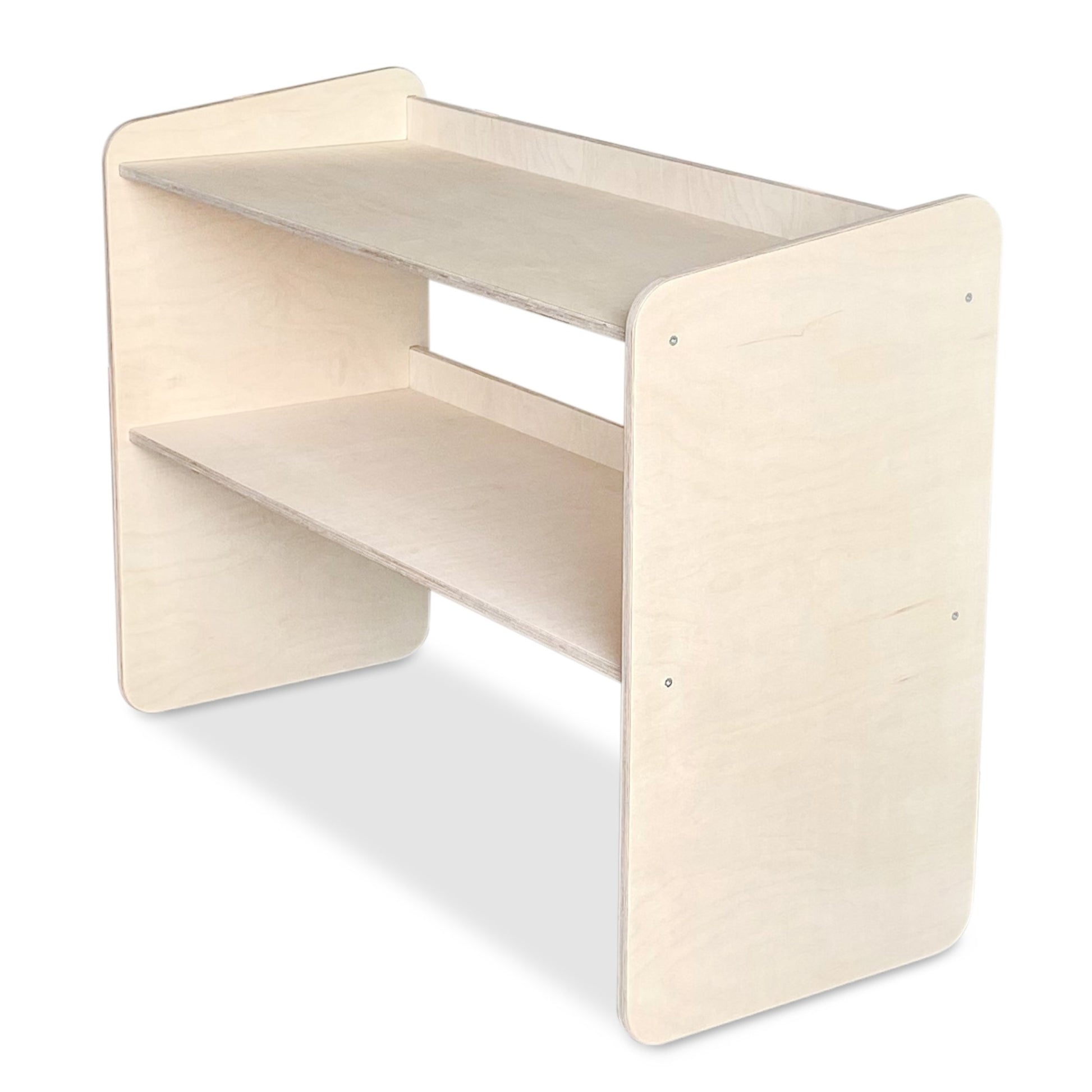 Jollie montessori open speelgoedkast | Boekenkast 2 planken - blank - toddie.nl ®