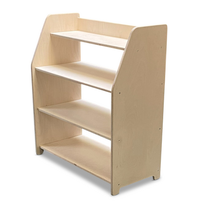 Moodie Montessori speelmeubel, speelgoedkast | Kinderopbergmeubel 4 planken - blank - toddie.nl ®
