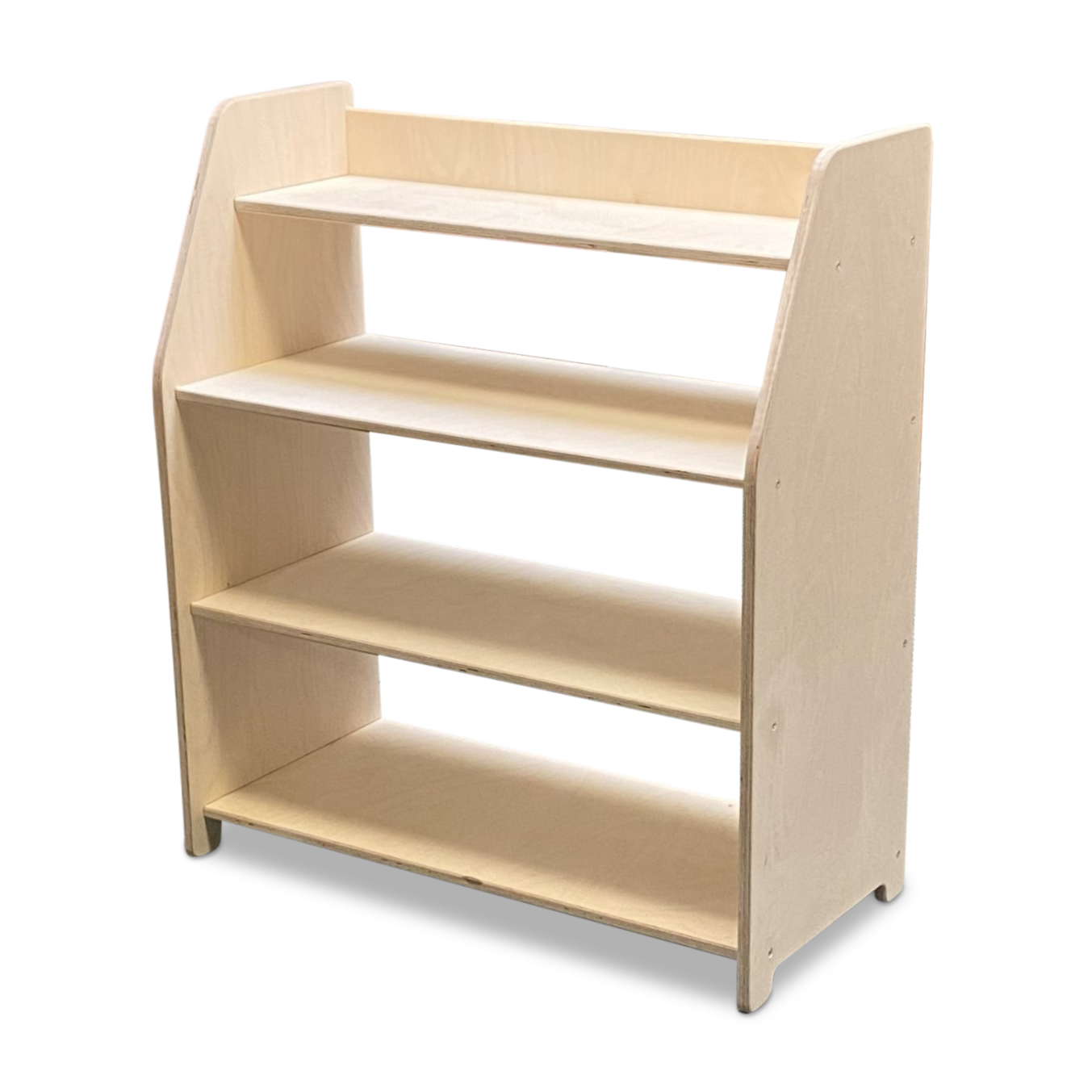 Moodie Montessori speelmeubel, speelgoedkast | Kinderopbergmeubel 4 planken - blank - toddie.nl ®