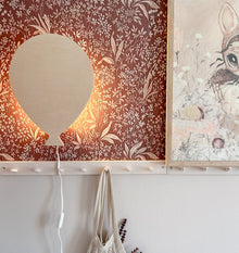 Houten wandlamp kinderkamer | Ballon - blank - toddie.nl ®