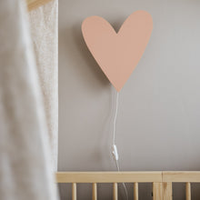 Houten wandlamp kinderkamer | Hart - peach - toddie.nl ®