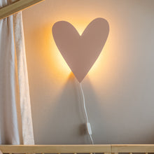 Houten wandlamp kinderkamer | Hart - peach - toddie.nl ®