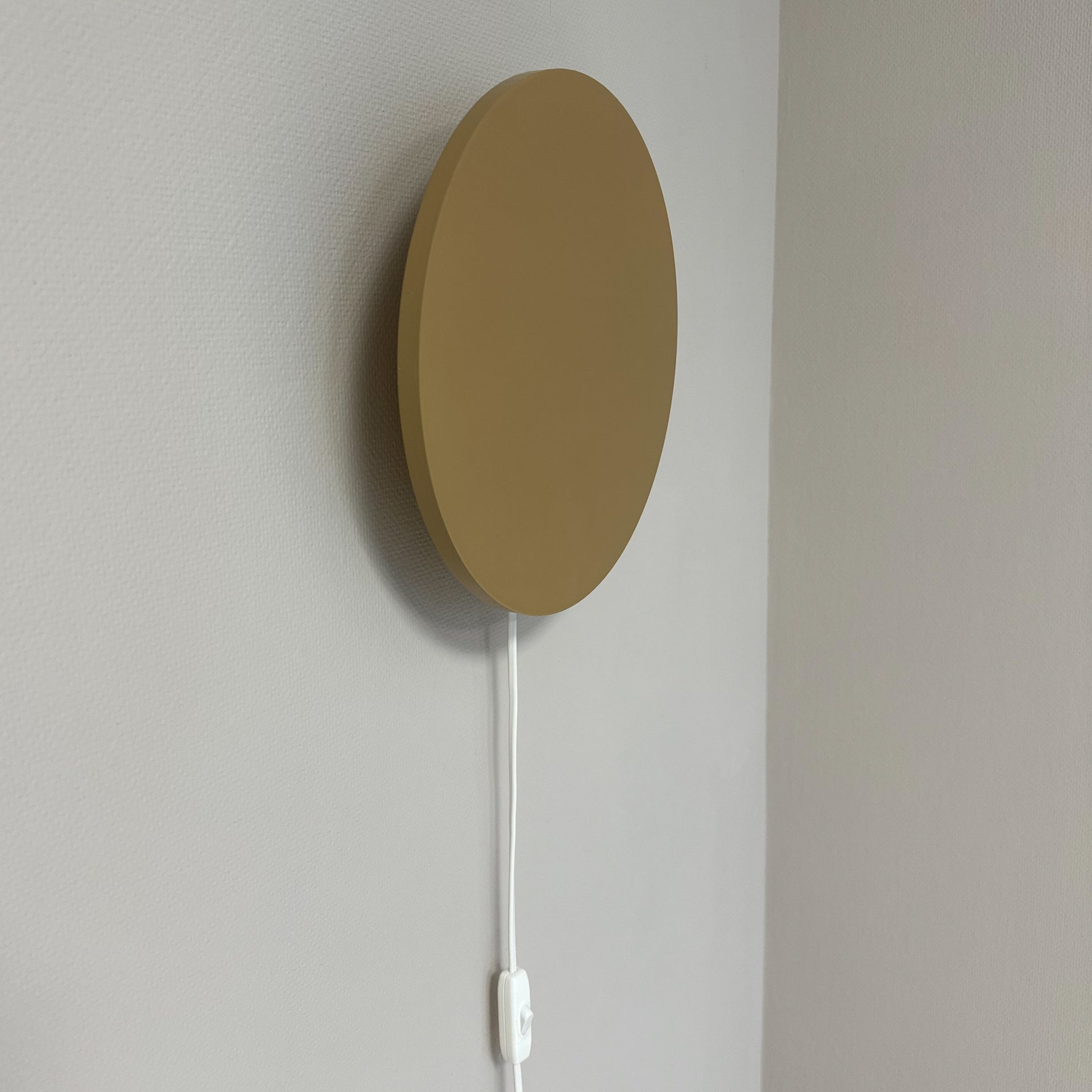 Houten wandlamp kinderkamer | cirkel spiced honey - toddie.nl ®