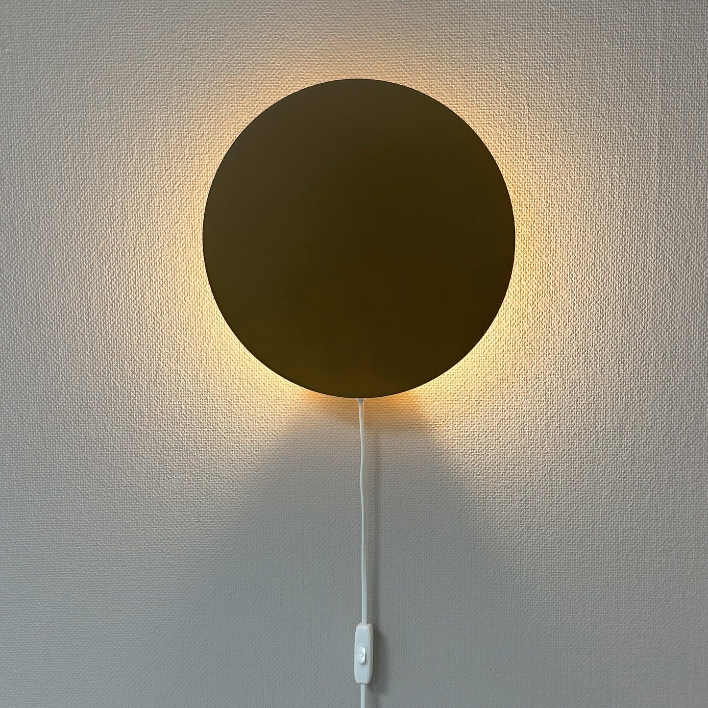 Houten wandlamp kinderkamer | cirkel spiced honey - toddie.nl ®