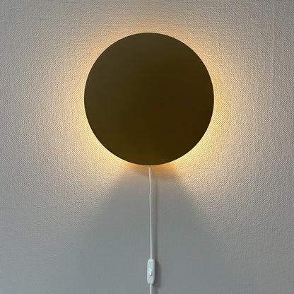 Houten wandlamp kinderkamer | cirkel spiced honey - toddie.nl ®