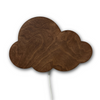 Houten wandlamp kinderkamer | Wolkie - Wenge (walnoot)