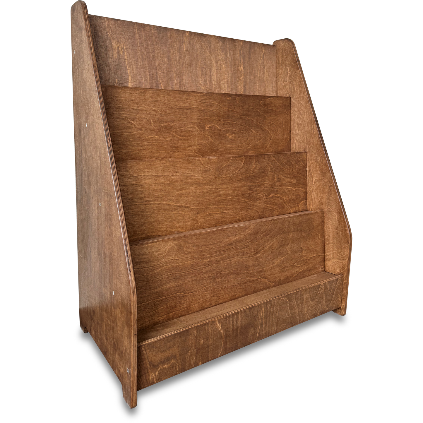 Moodie montessori boekenkast kinderkamer | 4 treden - wengé (walnut) - toddie.nl ®