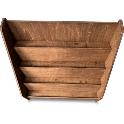 Moodie montessori boekenkast kinderkamer | 4 treden - wengé (walnut) - toddie.nl ®
