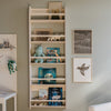 Montessori Bücherregal Kinderzimmer | 5 Regale - natur Wandregal toddie.de