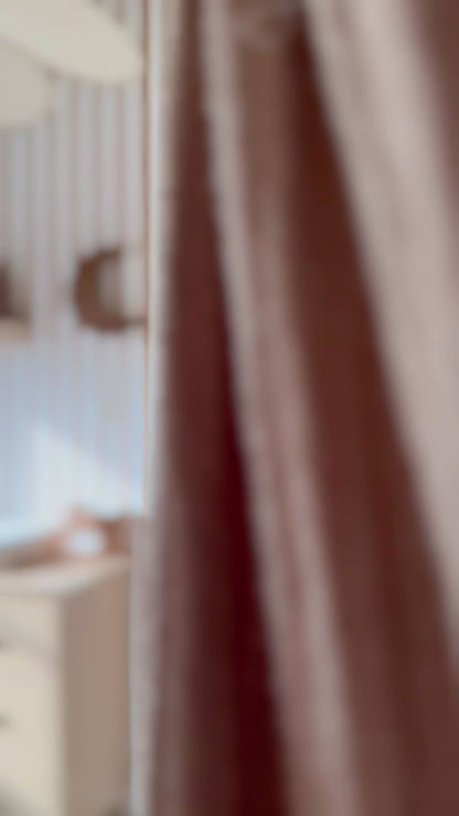 Væglampe i træ til børneværelset | Måne - Wengé